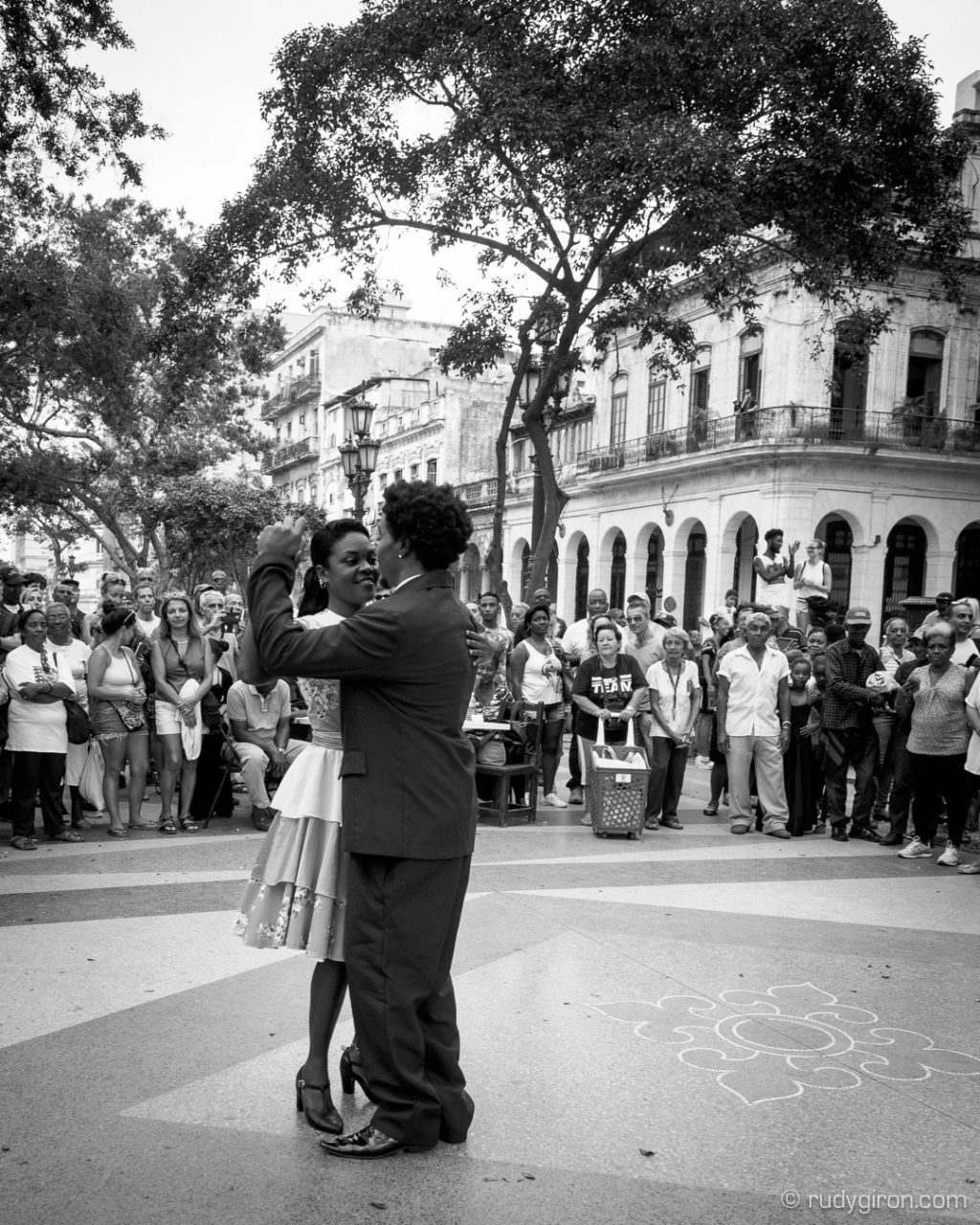 Street Photography — Lovers will love! Take 7 from Paseo del Prado in Havana, Cuba by Rudy Giron