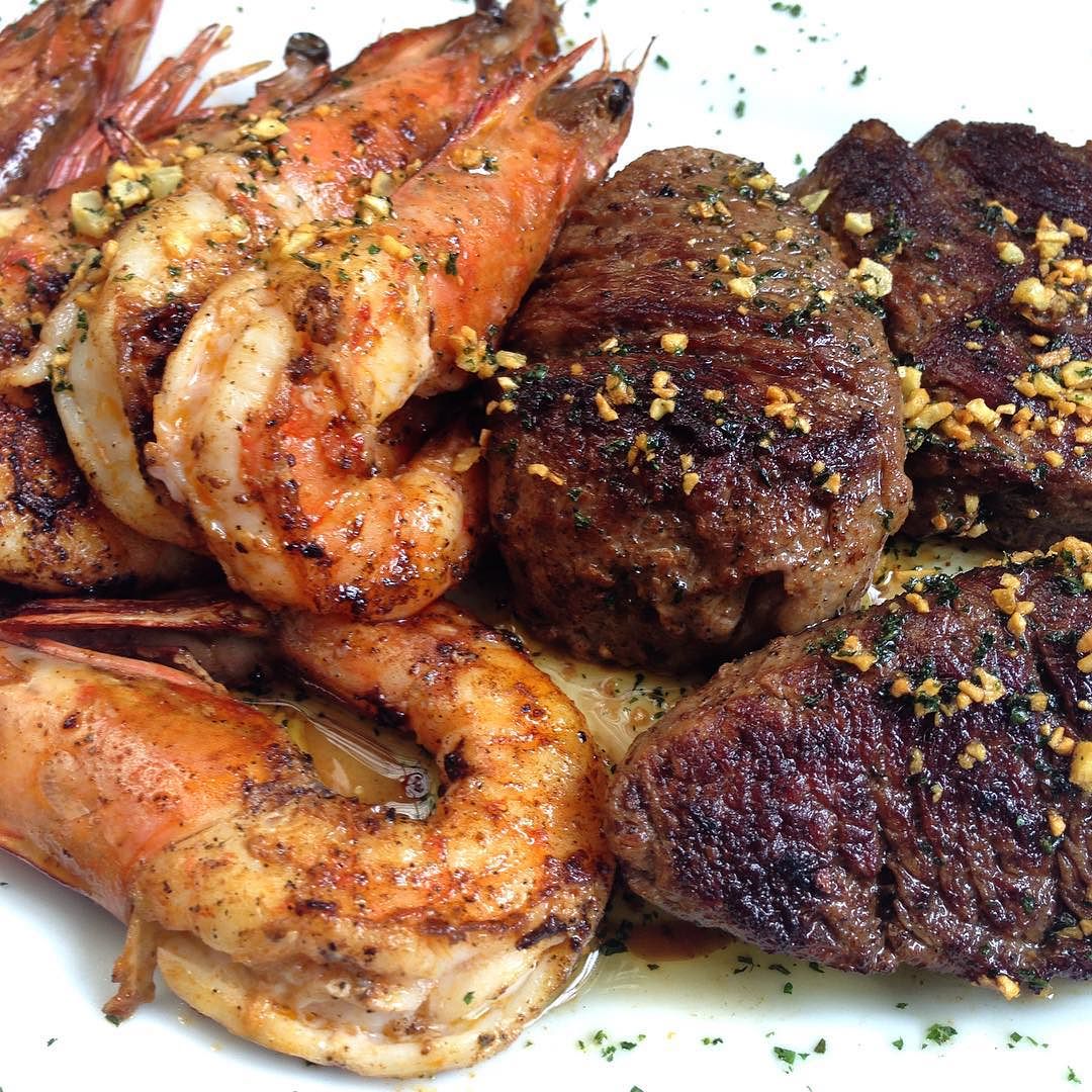 Shrimp or Lomito steaks? Why choose? Get both! #LSGD