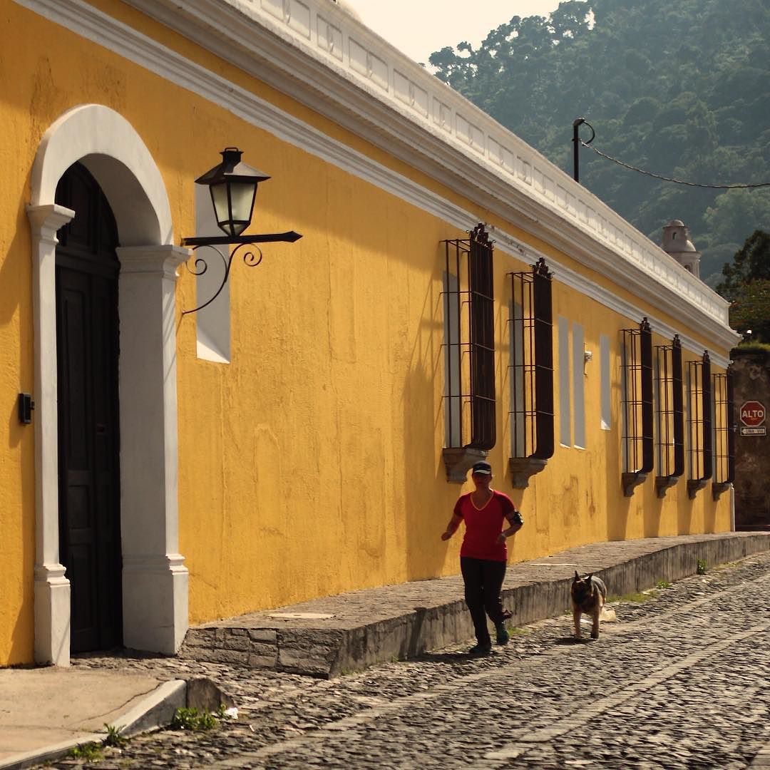 Morning walks and runs around La Antigua Guatemala are the best, don’t you agree?