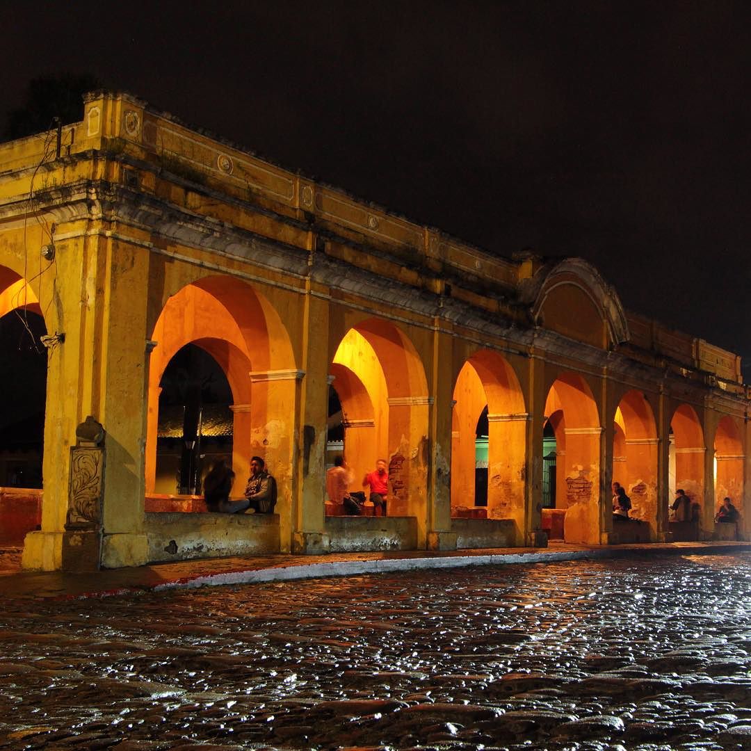 Pilas de Santa Clara at Night, La Antigua Guatemala