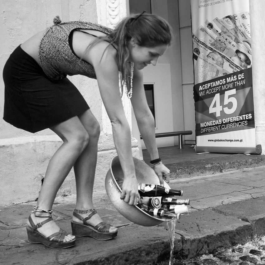 Refreshing Time — Street Photography Slice of Quotidian Life from La Antigua