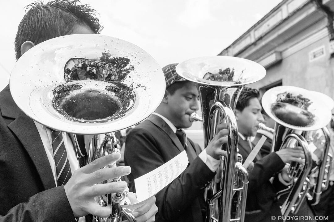 Street Photography — Marching Band Members.