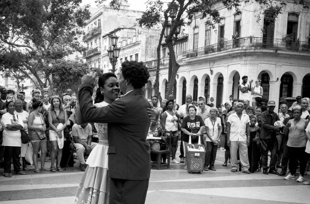 Street Photography — Lovers will love! Take 7 from Paseo del Prado in Havana, Cuba.