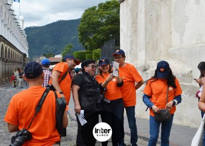 Liderando el #ChallengeTourDNaranja de InterBanco en Antigua Guatemala