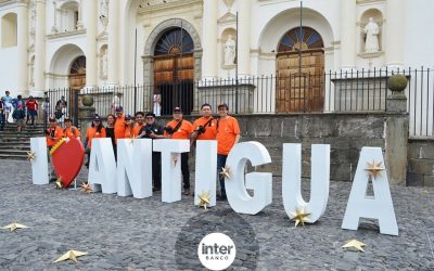 Liderando el #ChallengeTourDNaranja de InterBanco en Antigua Guatemala