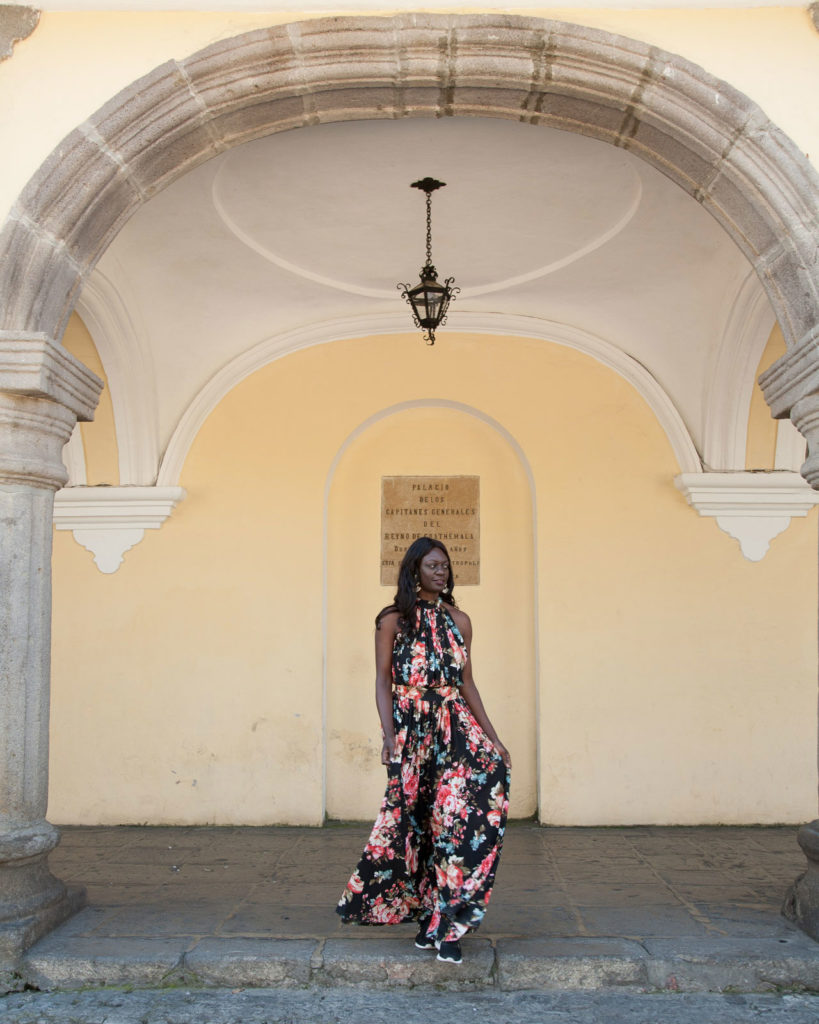 Antigua Photo Shoots — Portrait of Miriam at Real Palacio.