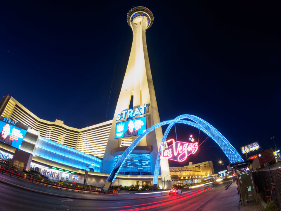 Las Vegas HDR 3-exposures of The Strat by Rudy Giron