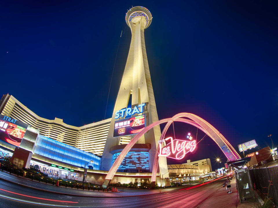 Las Vegas HDR 3-exposures of The Strat by Rudy Giron