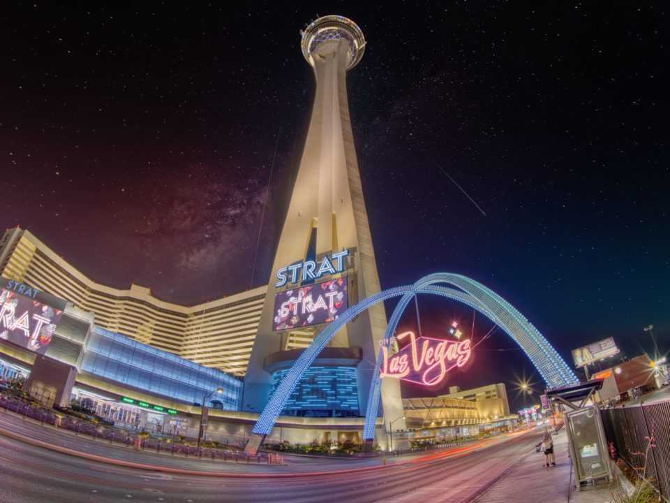 Las Vegas HDR 5-exposures of The Strat by Rudy Giron