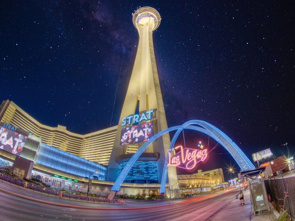 Las Vegas HDR 5-exposures of The Strat by Rudy Giron